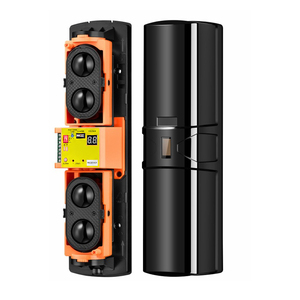 Sensor de Barrera Infrarroja Activa para Exteriores, 4 Haces, Detector Fotoeléctrico, <span class=keywords><strong>Alarma</strong></span> para Vallas y Portones, Bocina de <span class=keywords><strong>Alarma</strong></span> ABS, 100-300m - Product Image 3