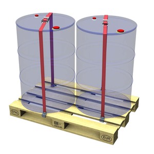 Lasitec fissaggio per fusti, riutilizzabile per fusti in acciaio da 120l-200l - Product Image 1