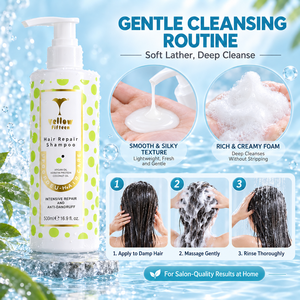 Champú de Tratamiento Reparador con Proteína y Aceite de Argán de Marca Privada para Cabello Rizado y Crespo 4C - Product Image 5