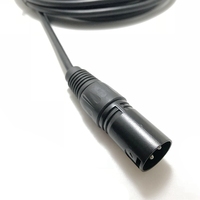 Câble audio XRL M-F, type d'assemblage métallique, OEM, couleur rouge et bleue, câble de haut-parleur, 3 cœurs, câble XLR mâle vers mâle, projecteur multimédia