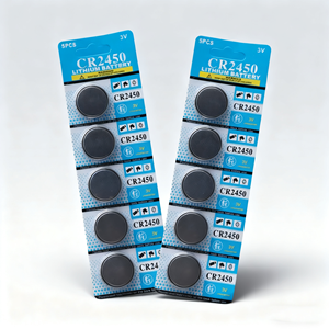 Dung lượng cao 550mAh 3V CR2450 nút di động Pin Lithium CR2450 nút pin - Product Image 1