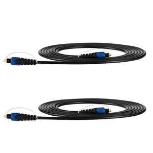 Cáp Âm Thanh Quang, Cáp Âm Thanh Sợi Quang 6ft Với Mạ Vàng 24K Bền, Cáp Kỹ Thuật Số Bện Nam Đến Nam - Product Image 5