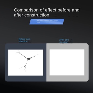 छत जिप्सम बोर्ड के लिए आधुनिक ज्यामितीय डिजाइन धातु दीवार पैच के लिए आसान नमी-प्रूफ छेद मरम्मत - Product Image 4