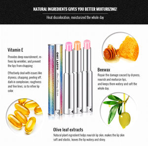 Omylady cosméticos de belleza flor de cerezo japonés labio bálsamo de labio de vitamina E hidratante crema de costumbre crecer semilla de amor que (cuenta 50) sellado con semillas incluidas, cuidado - Product Image 3