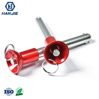 Fabricant OEM 10mm couleur bouton-poussoir tasse poignée à dégagement rapide billes goupilles de verrouillage finition unie