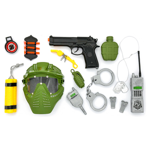 Set <span class=keywords><strong>di</strong></span> Giocattoli in Plastica per Bambini con Accessori da Poliziotto per Halloween e Natale, Giochi <span class=keywords><strong>di</strong></span> Ruolo e Simulazione Militare - Product Image 5