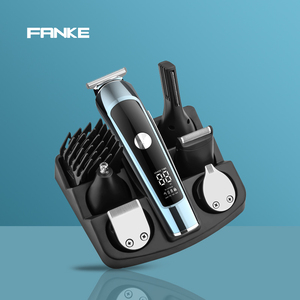 Outils de coiffure multifonctionnels rechargeables pour hommes, ensemble de tondeuse électrique 6 en 1, <span class=keywords><strong>prix</strong></span> - Product Image 1