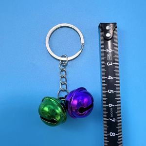 Campanas y Colgantes Metálicos Coloridos, Llaveros de Campana de Aleación de Zinc, Suministro para Tiendas de un Dólar - Product Image 3