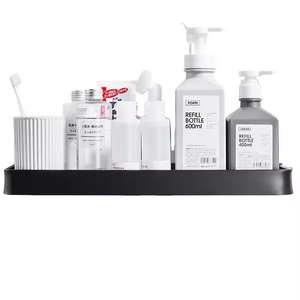 Mueble <span class=keywords><strong>de</strong></span> Baño <span class=keywords><strong>sin</strong></span> Perforaciones, Mueble <span class=keywords><strong>de</strong></span> Almacenamiento para Inodoro, Lavabo, Estante <span class=keywords><strong>de</strong></span> Almacenamiento <span class=keywords><strong>de</strong></span> Cosméticos Montado en la <span class=keywords><strong>Pared</strong></span> - Product Image 2