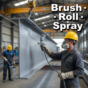 Revêtement protecteur anti-corrosion à base d'eau, barrière contre l'humidité, double usage pour les surfaces métalliques intérieures et extérieures des bâtiments - Product Image 4