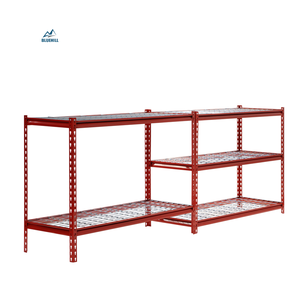 Verstelbare, zware, stellingen zonder bouten, stalen schappen, industriële metalen magazijn palletrekken, aanpasbare opslagrekken - Product Image 2