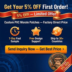 Parche Táctico 3D de PVC Suave con Diseño de Dibujos Animados '<span class=keywords><strong>Es</strong></span> Peligroso Ir Solo', Insignia de Moral con Gancho y Bucle para Mochila - Product Image 6