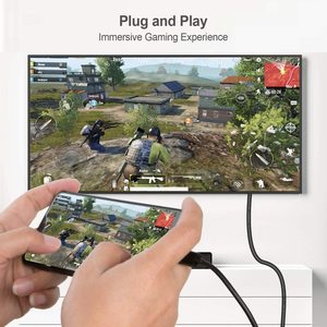 1.8 เมตรUSBประเภทCถึงVGA 1080P 60HzสำหรับMacBook <span class=keywords><strong>Pro</strong></span> <span class=keywords><strong>2019</strong></span> 2018, iPad <span class=keywords><strong>Pro</strong></span> <span class=keywords><strong>2019</strong></span> 2018, Surface Book 2, XPS 15 13 และอื่นๆ - Product Image 4