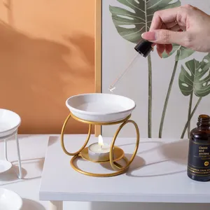 Bruciatore d'Incenso in Ferro Ignifugo Eastern Rock per Oli Essenziali Secchi, Candele e Cera - Uso Domestico - Product Image 3