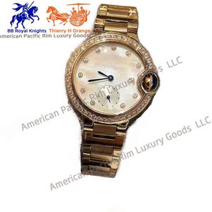 Montre-bracelet à quartz pour femme, sport et mode, luxe, affaires, mouvement en acier inoxydable 316L, emballée dans une boîte Cartier. - Product Image 2