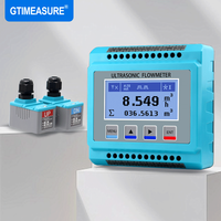 Medidor de Flujo Ultrasónico Industrial OEM Personalizado, Medidor de Flujo Ultrasónico de Largo Alcance Sin Contacto, Medidor de Flujo de Agua Ultrasónico