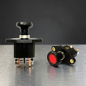 Interruptor PTT Push-Pull IP56, Interruptor de Arranque LED 150A 24V 3P SPST ON-OFF con Indicador LED para Trabajo Pesado - Product Image 3