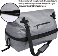 Muestra Gratuita: Mochila Impermeable de Cuero Genuino - Capacidad de 36-56L - Cierre de Cremallera y Broche - Acceso Rápido y Fácil para Dispositivos con Protección