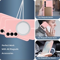 Coque de téléphone magnétique mate douce pour la peau 2026 pour Samsung Galaxy S26 Ultra S26 FE S25 Ultra, découpes précises, coque arrière antichoc