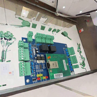 Panel de Control de Acceso TCP/IP RJ45 de 2 Puertas, Entrada Wiegand 26/34, Salida de Relé, Software Gratuito y SDK API, Control Remoto