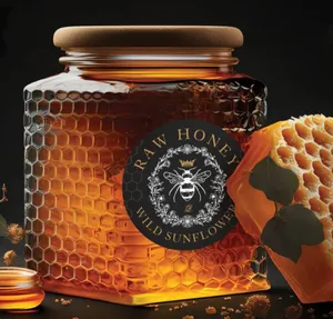 Leveranciers Groothandel 730 Ml Drank Zeefdruk Op Maat Lege Opslagfles Honingglazen Pot