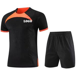 เสื้อฟุตบอลทีมชาติ<span class=keywords><strong>ไทย</strong></span>รุ่น Black Orange Custom Player Edition คุณภาพเยี่ยม ชุดฟุตบอลชาย ชุดทีมฟุตบอล เสื้อฟุตบอล - Product Image 1