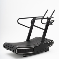 Tapis roulant incurvé auto-alimenté de qualité commerciale, robuste, manuel, pour entraînement cardio en club de fitness
