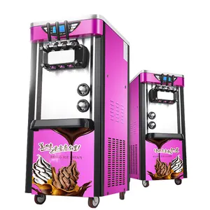 Machine automatique de fabrication de crème glacée molle en libre service prix