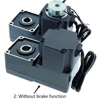 Motor pengatur kecepatan Ac, 120W 90mm ukuran Output kecepatan 3 ~ 500rpm/menit dengan pengontrol Motor variabel induksi Ac