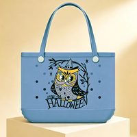 Sacs fourre-tout en EVA imperméables grande capacité pour Noël et Halloween, sacs de plage personnalisables avec logo, vente en gros
