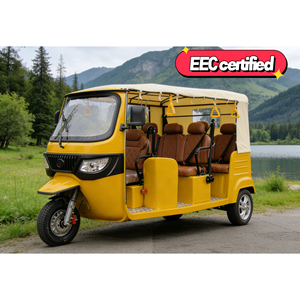 Tricycle à bas <span class=keywords><strong>prix</strong></span> à carrosserie ouverte, 3 roues, 7 places, tricycle <span class=keywords><strong>taxi</strong></span> tuk-tuk, véhicule certifié CEE - Product Image 1