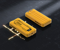 Batterie externe en PVC Armor Mechanical 20 000 mAh Capacité réelle Câble intégré Charge rapide 22,5 W Affichage numérique portable