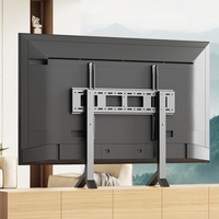 Soporte de TV de escritorio de altura ajustable para montaje de televisión de mesa de alta resistencia para monitores de 32-65 pulgadas