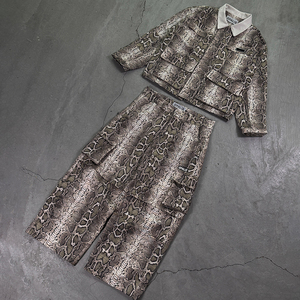 Fashion Design Custom High Quality Design Jogging Suit All Snake Skin Graphic <b>Zip</b> <b>Up</b> <b>Jackets</b> And Baggy Pants Oversized Tracksuit - Product Image 1