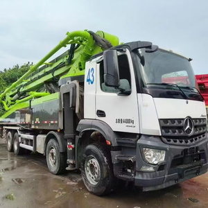 Bomba de Concreto Usada Zoomlion de 56m Montada en Camión con Motor y Rodamientos, Máquina de Bomba de Concreto Montada en Camión de Segunda Mano - Product Image 1