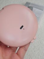 Miroir de maquillage rond à LED à 3 couleurs, à intensité variable, avec bras double axe rose, rechargeable par type C, miroir cosmétique Winway