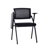 Chaise de formation pliable avec table intégrée pour mobilier de salle de classe et de bureau, empilable