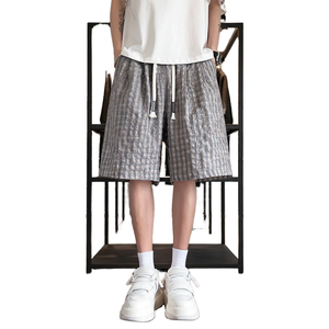 Shorts Casuales de Verano Unisex con Bordado de Dachshund, Impermeables, Transpirables, de Secado Rápido, Cintura Elástica, 100% Poliéster - Product Image 1