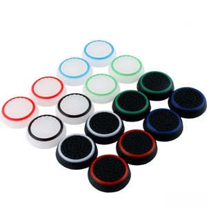 ปลอกซิลิโคนหุ้มก้านควบคุมสำหรับ PS5 PS4 <span class=keywords><strong>Xbox</strong></span> One <span class=keywords><strong>Series</strong></span> จอยสติ๊ก ฝาครอบก้านควบคุม อุปกรณ์เสริมเกม มีสินค้าในสต็อก - Product Image 1