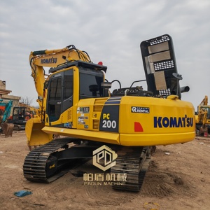 Excavatrice sur chenilles Komatsu PC200-8 d'occasion de haute qualité, équipement de construction lourd hydraulique sur chenilles - Product Image 1