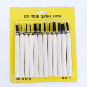 Juego de cuchillos de tallado, Mini cinceles con mango de madera, herramienta de corte práctica - Product Image 5
