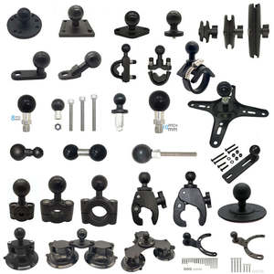 Support de téléphone pour <span class=keywords><strong>voiture</strong></span> tout-terrain SUV, fixation par ventouse sur pare-brise avec base à rotule de 1 pouce - Product Image 6