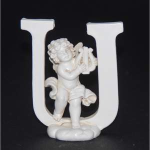 Lettera dell'alfabeto U con angelo - Product Image 1