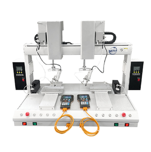 Machine à souder double tête entièrement automatique MSD à cinq axes avec servomoteur, station de soudage de bureau à double poste pour cartes PCB - Product Image 1
