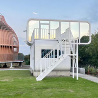 Studio mobile en acier préfabriqué haut de gamme Solution de villa mobile pratique