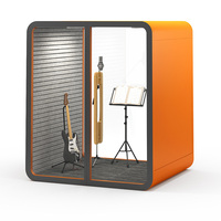 Cabine de bureau insonorisée de qualité européenne, design moderne, cloison de séparation pour les bureaux, les immeubles et les centres commerciaux