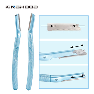 Maquinilla de afeitar portátil respetuosa con el medio ambiente para <span class=keywords><strong>mujer</strong></span>, maquinilla de afeitar recta para <span class=keywords><strong>cejas</strong></span>, maquinilla de afeitar - Product Image 3