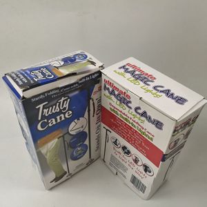 Bastón telescópico plegable Trusty Cane con luz y función de apoyo para personas mayores, de aleación de aluminio, 860-980 cm - Product Image 4