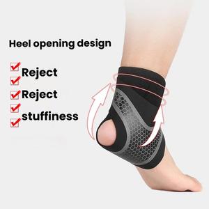 Attrezzatura Protettiva Sportiva Traspirante e Leggera, Supporto <span class=keywords><strong>per</strong></span> Caviglia con Chiusura a Strappo, Anti-Entorsione <span class=keywords><strong>per</strong></span> Basket e Danza - Product Image 1