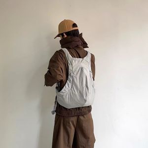 Two Color Punched Sports Leisure Student Mummy <b>Backpack</b> Zipper Closure <b>Laptop</b> Outdoor Hiking <b>Woman</b> <b>Backpack</b> - Product Image 2